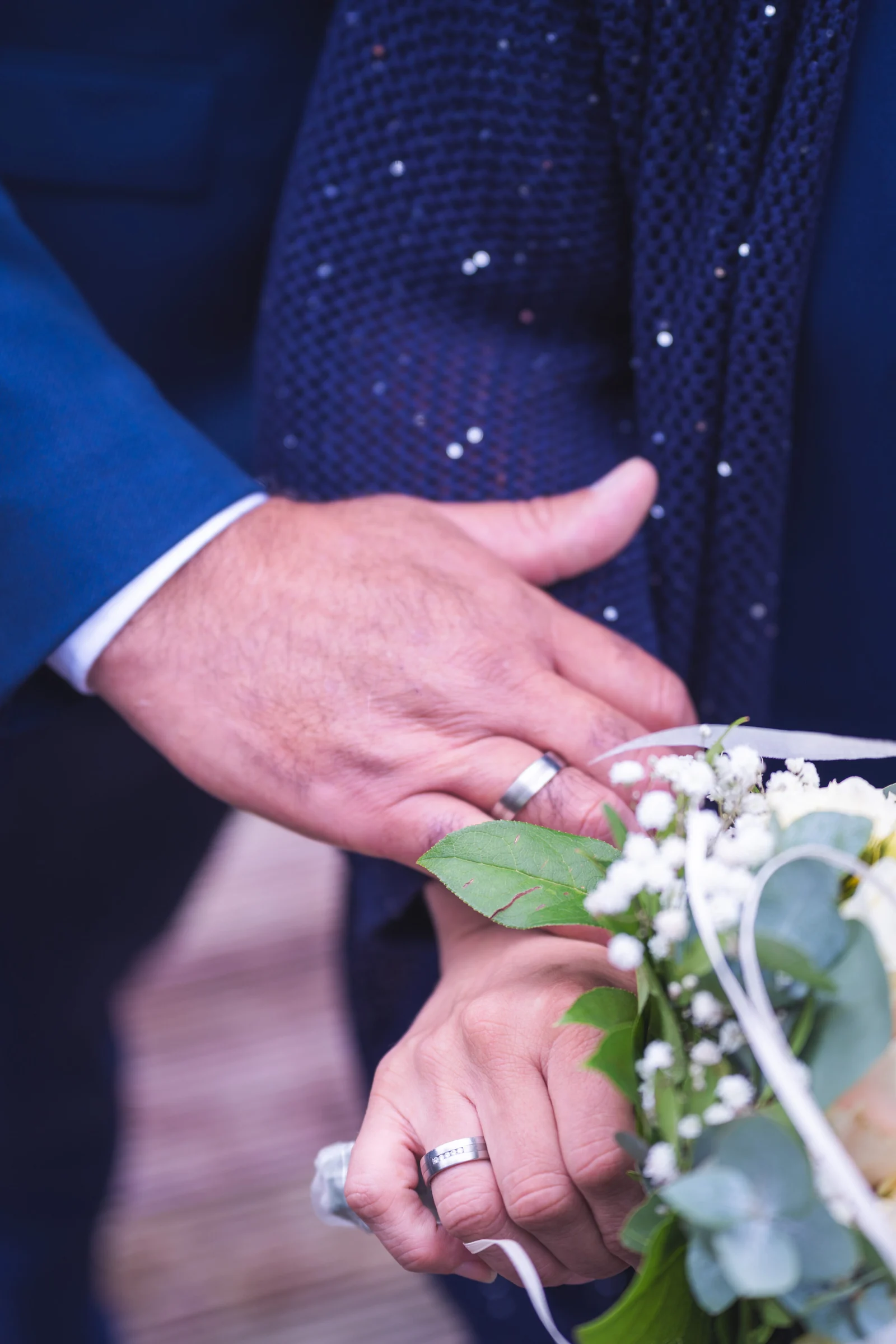 Detailaufnahme der Braut
